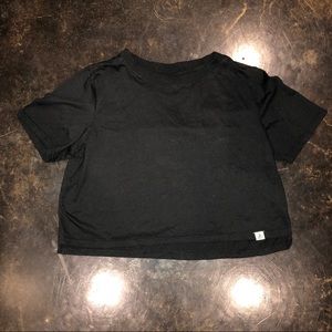 sam edleman black crop top